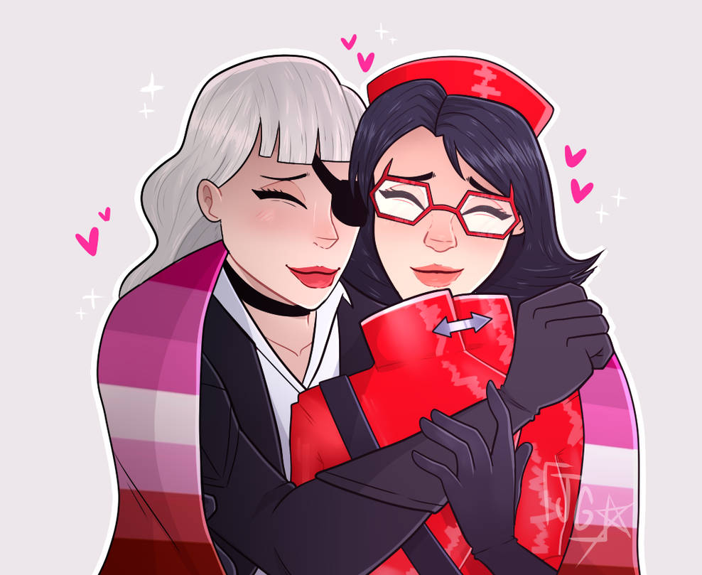 Fortnite Pride month/ Rue and Siren by jgemex on DeviantArt