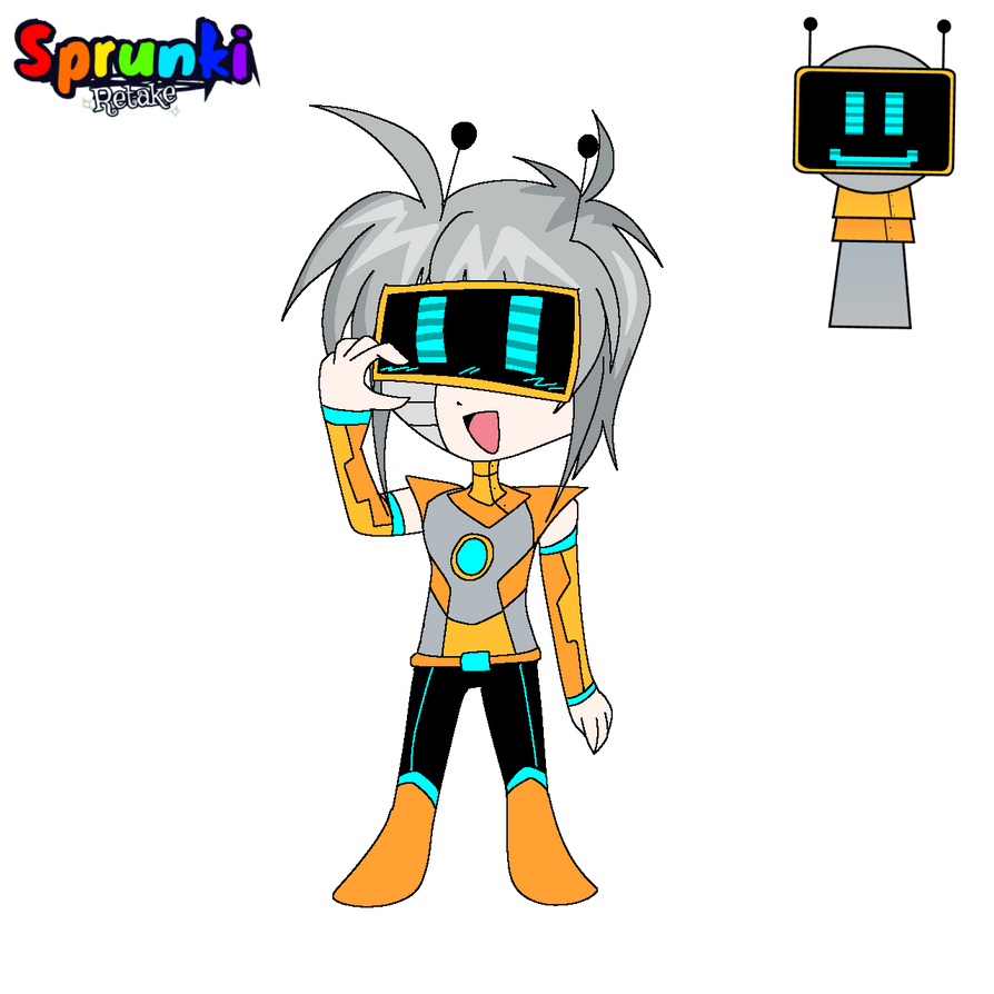 Funbot (Sprunki R) But Anime Styled by MissMaryland0909 on DeviantArt