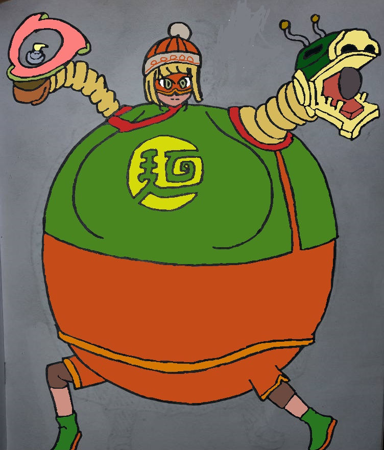 Roly Poly Min Min (by Bloondice28) COLORED by LmaoshadeNinja on DeviantArt