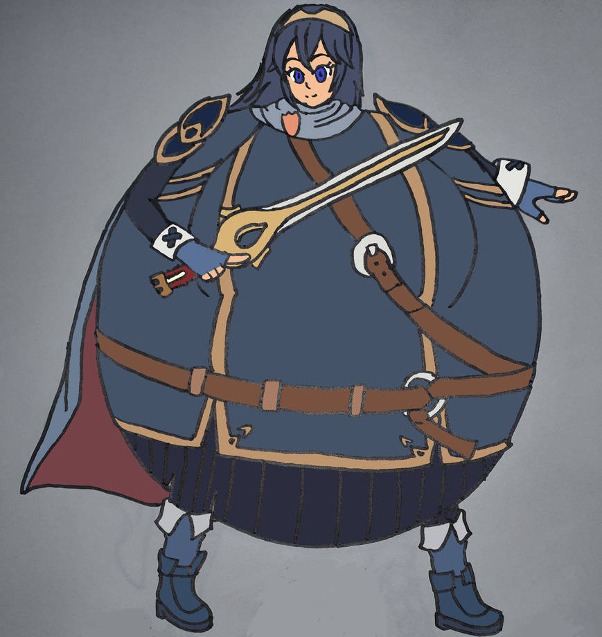 Roly Poly Lucina (by Bloondice28) COLORED by LmaoshadeNinja on DeviantArt