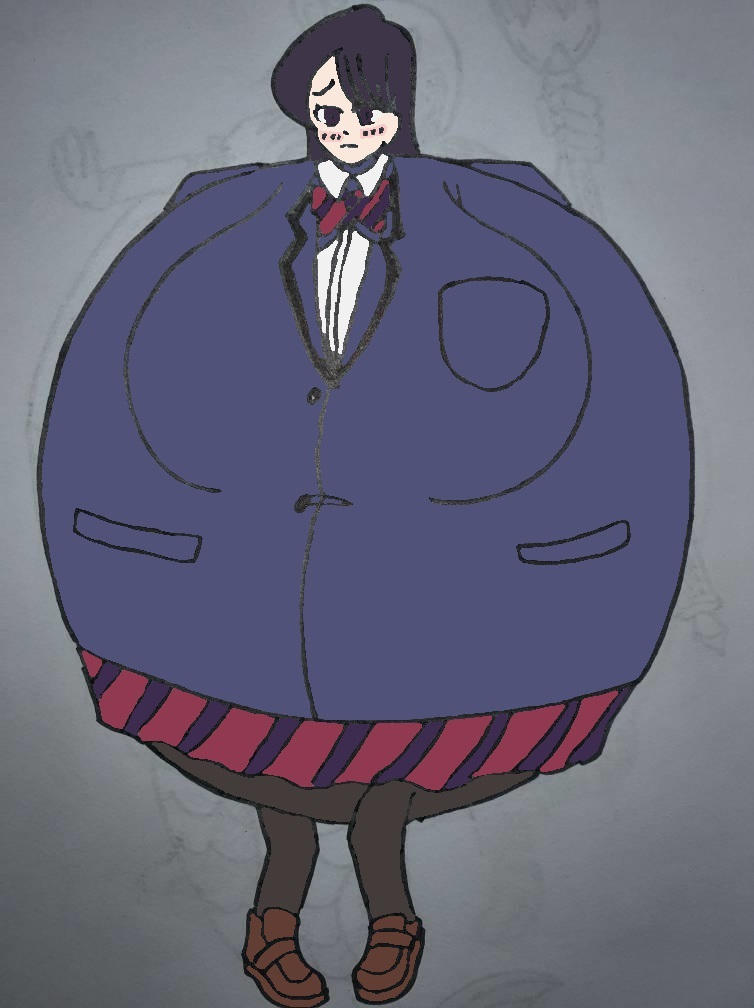 Roly Poly Komi (by Bloondice28) COLORED by LmaoshadeNinja on DeviantArt
