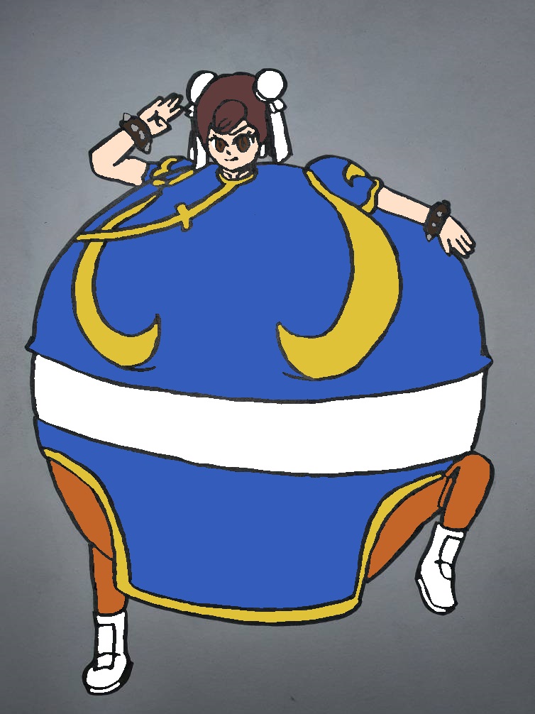 Roly Poly Chun-Li (by Bloondice28) COLORED by LmaoshadeNinja on DeviantArt