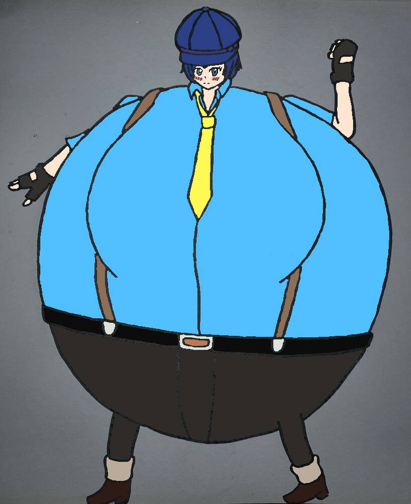 Roly Poly Naoto (by Bloondice28) COLORED by LmaoshadeNinja on DeviantArt