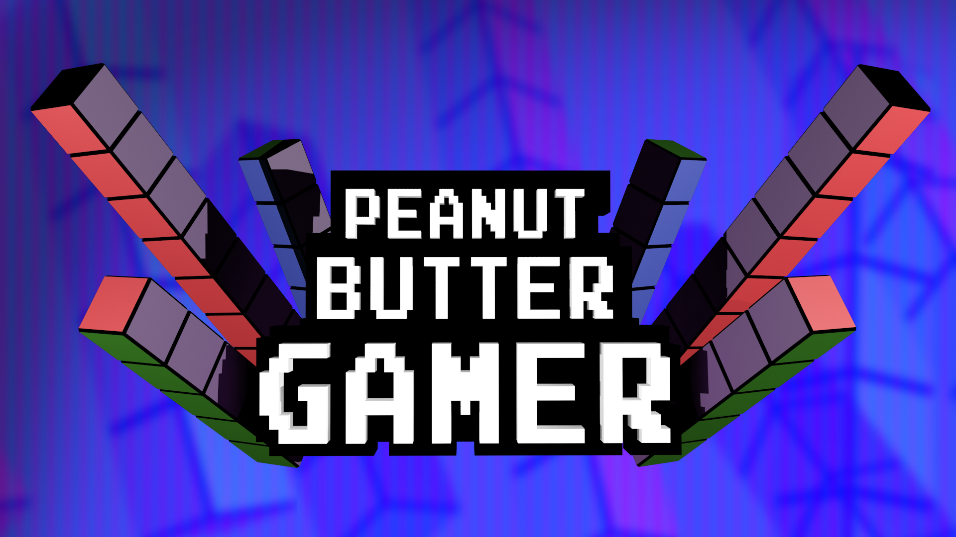 Peanut Butter Gamer Logo 3D