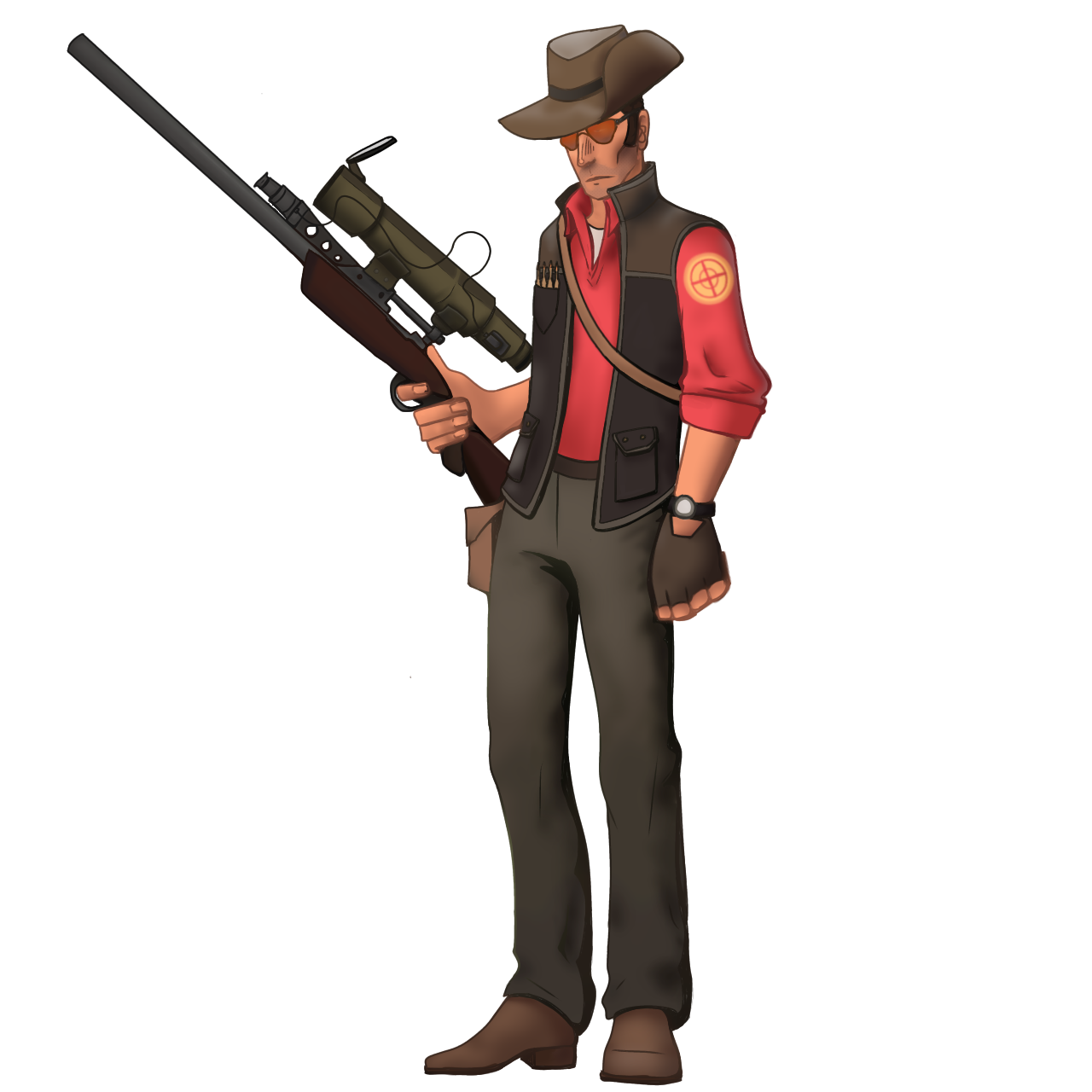 Sniper TF2 by blue-shiver on DeviantArt