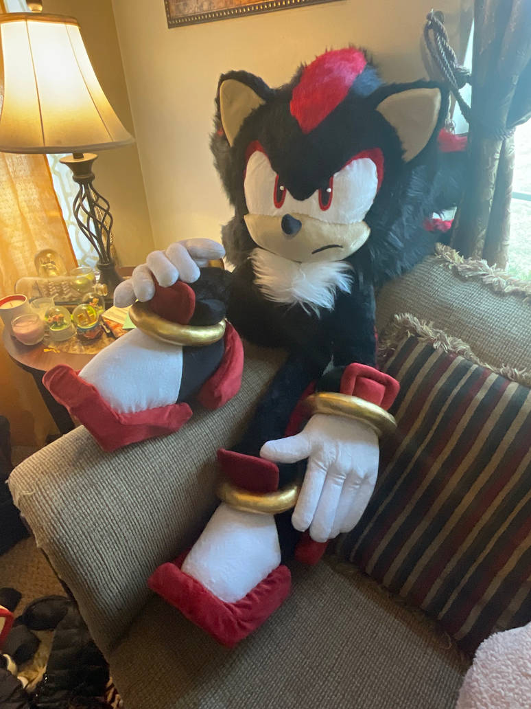 Life Sized Handmade Shadow The Hedgehog Plush By IceddMilk On DeviantArt Life sized handmade shadow the hedgehog plush by iceddmilk on deviantart