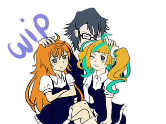 Misakiyata Explore On Deviantart Lalainlalaland 2 0 Wip K Project Kiznaiver Crossover Lolicon By Isaki Von