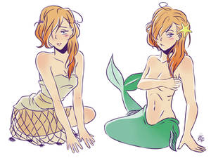 [BSD] Mermaid Fem!Chuya