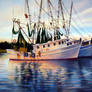 Shrimp Boats Three Abreast