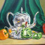 Tea Set and Peppers