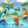Pretty pony pool party