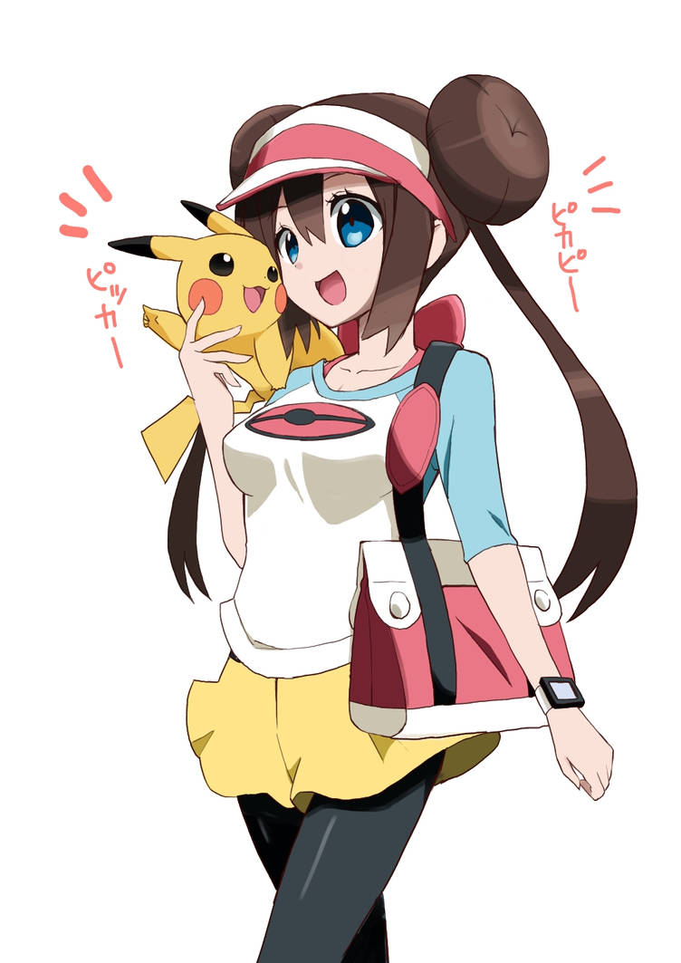 Pikachu And Rosa Pokemon by pokeash500 on DeviantArt