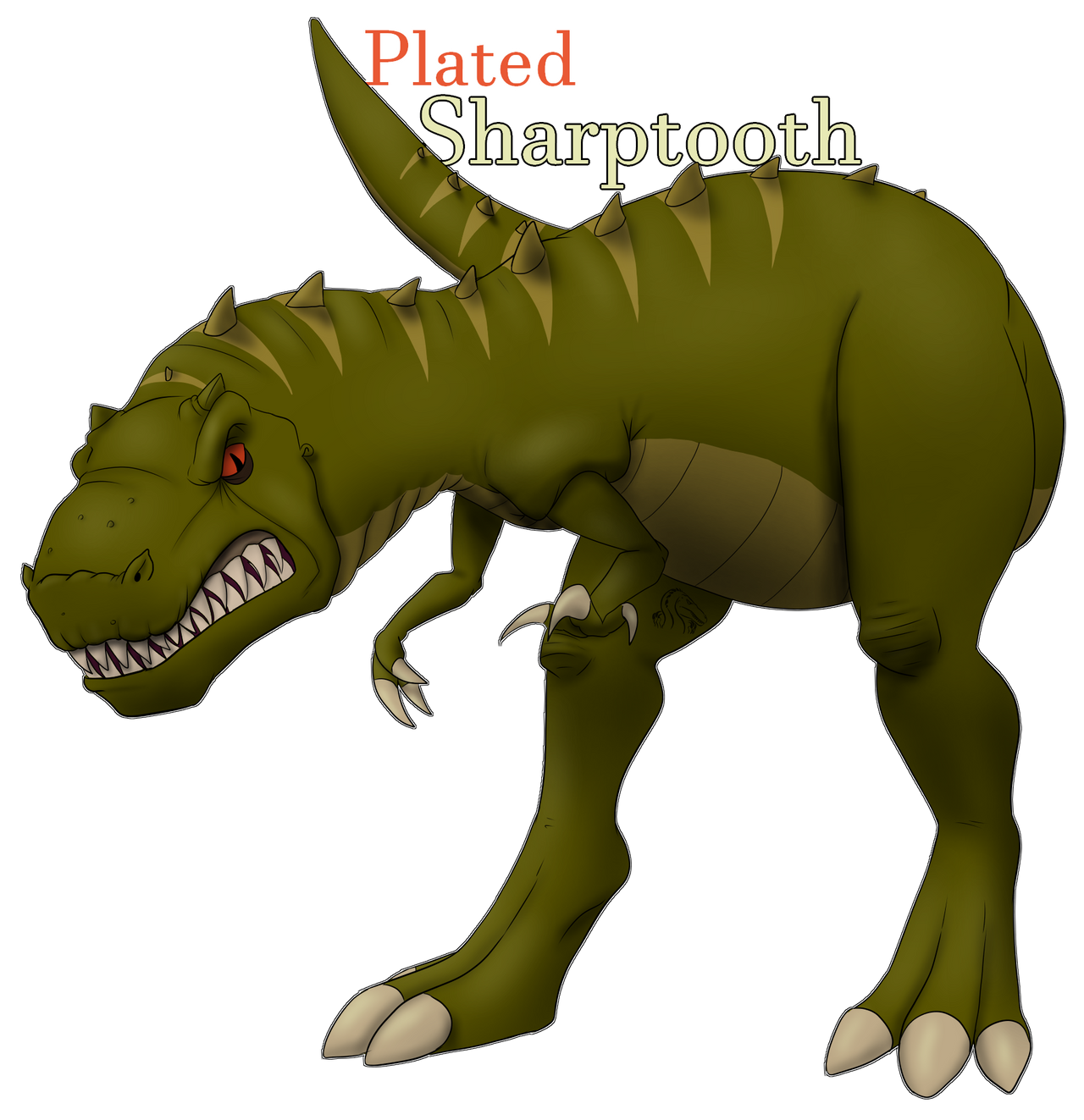 Plated Sharptooth(For DracoTyrannus) by AwesomeF0x on DeviantArt