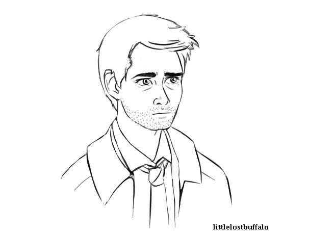 Favorite Grumpy Looking Angel by Littlelostbuffalo on DeviantArt