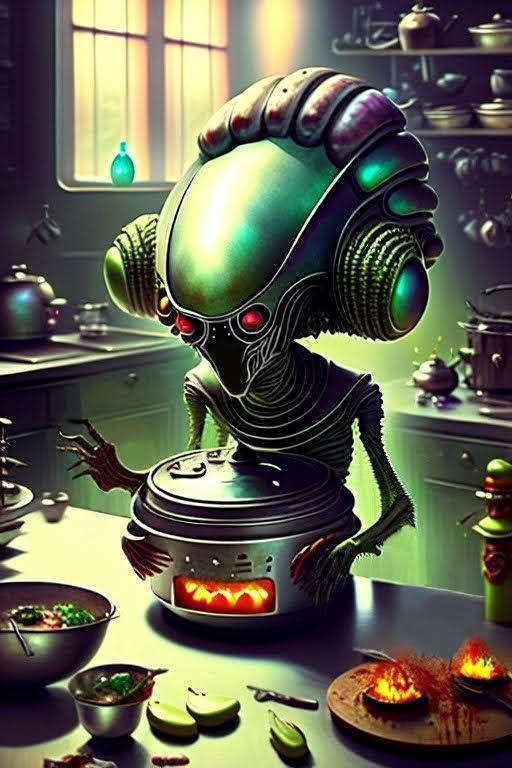 In The Kitchen by DedBuniOddities on DeviantArt
