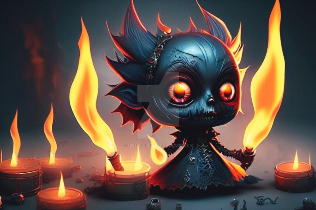 Basic Fire Demon Fire Demon by DedBuniOddities on DeviantArt