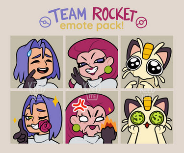 Team Rocket Emote Pack!