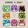 Choose a spirit!