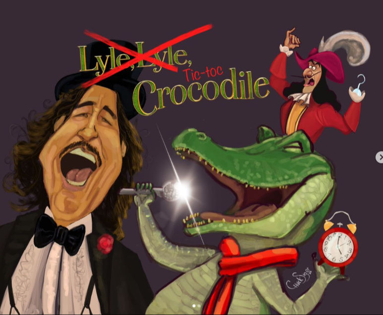 Crossover - Lyle Lyle Crocodile + Captain Hook by Charlysteiger on