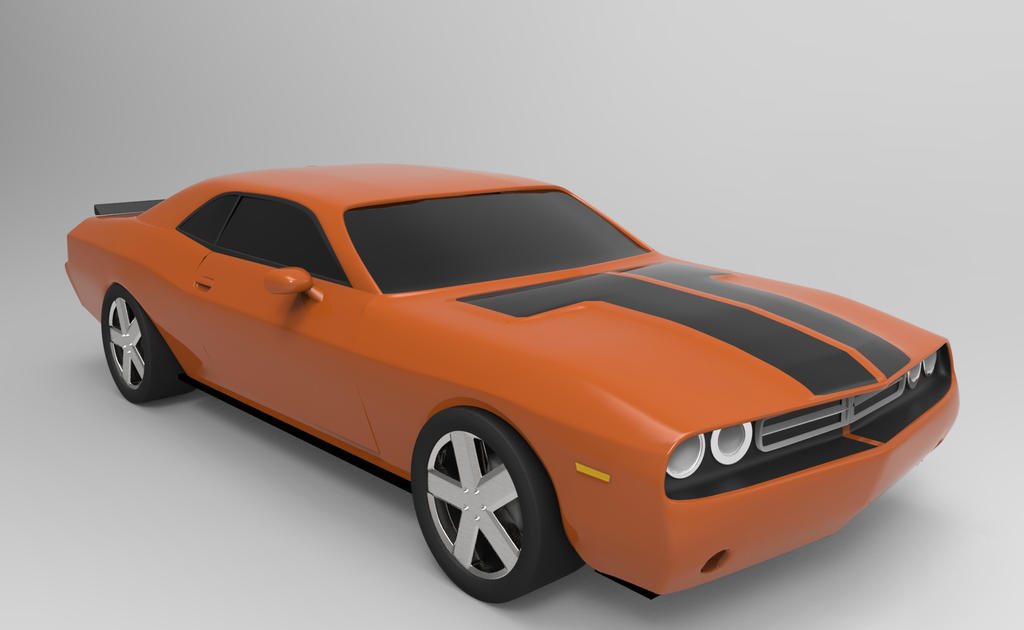 Dodge Challenger Re-rendered
