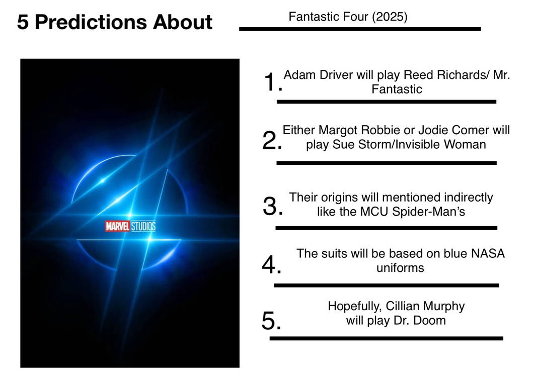 5 Predictions for Fantastic Four (2025) by BoingoSnax on DeviantArt