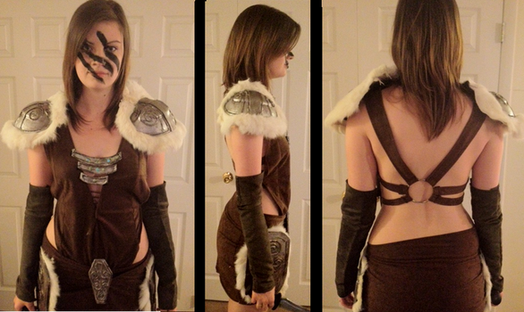 Aela Cosplay (Skyrim) - Full Shot of Costume