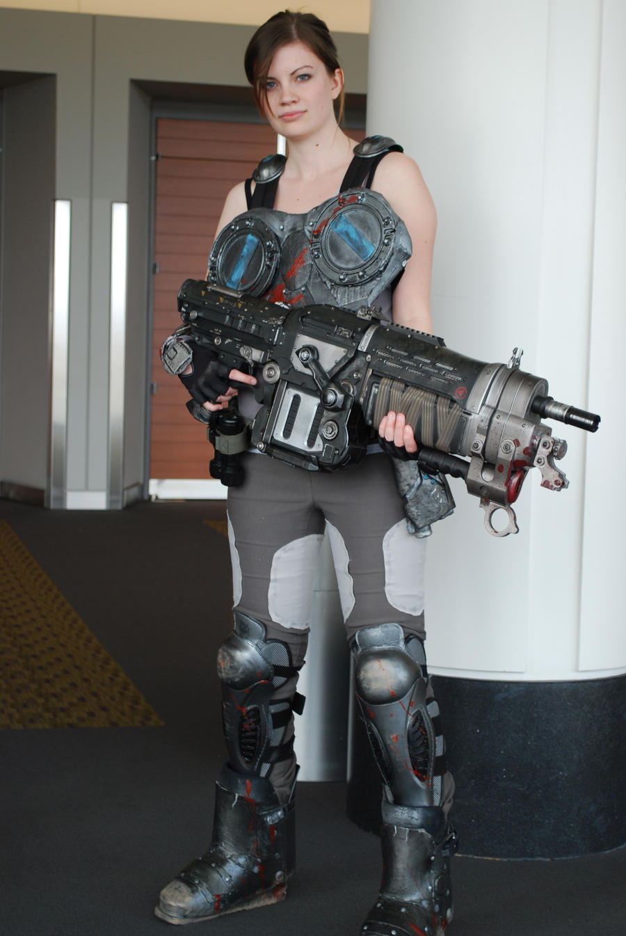 Gears of War Cog Cosplay Full Body Shot