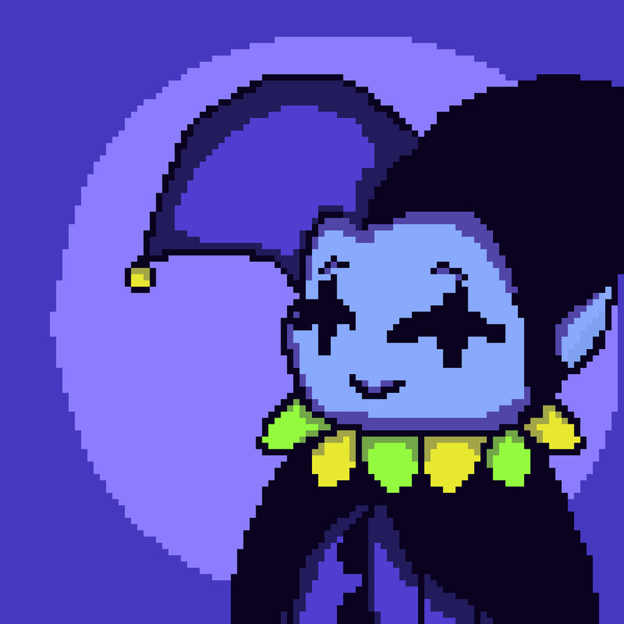 Jevil GIF! by ArtyMattyMatt on DeviantArt