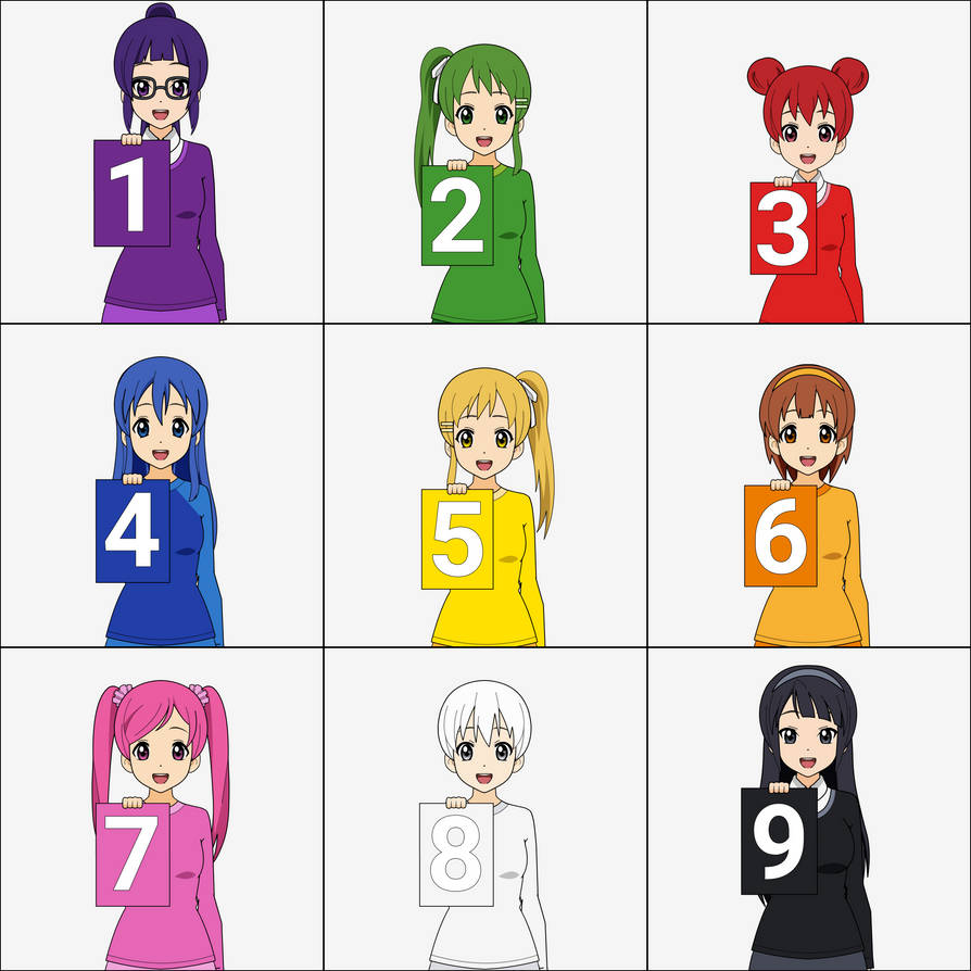 My OCs' Numbers 1 by ardoplasma41 on DeviantArt