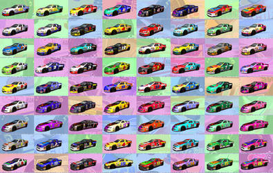 All Daytona USA 2 Cars by ardoplasma41