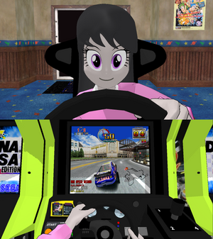 Octavia Melody Playing Daytona USA 2