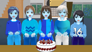 Shiburin's Blueverse Birthday (Cool)