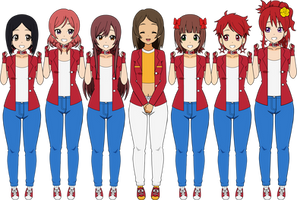 Everyone as Red Fire 2