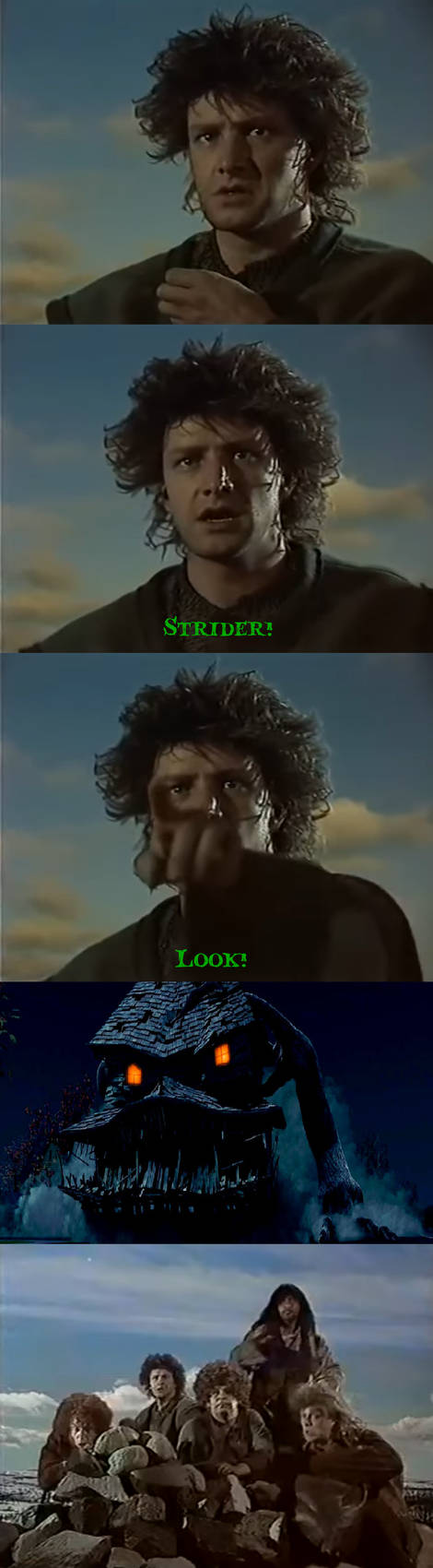 Hobbits and Strider encounter Monster House by AladdinDragonson42 on ...