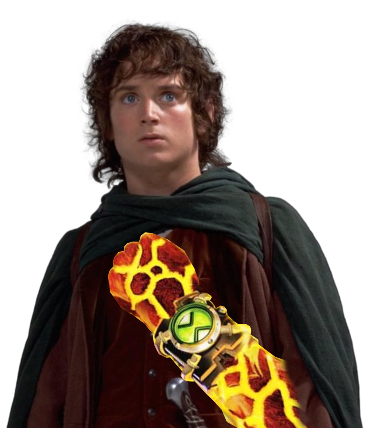 Frodo Baggins Deviantart Frodo Baggins with The Omnitrix by AladdinDragonson42 on DeviantArt