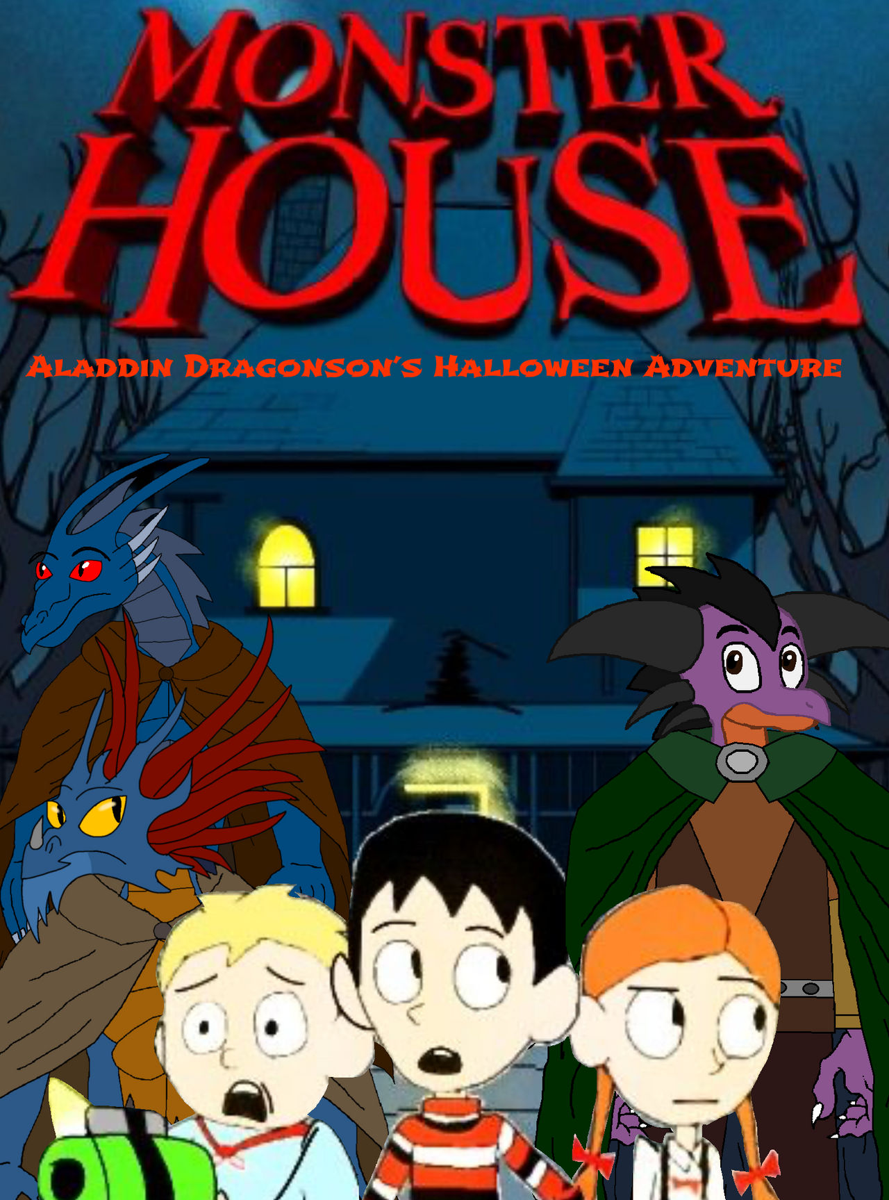 My Monster House Comic Cover by AladdinDragonson42 on DeviantArt