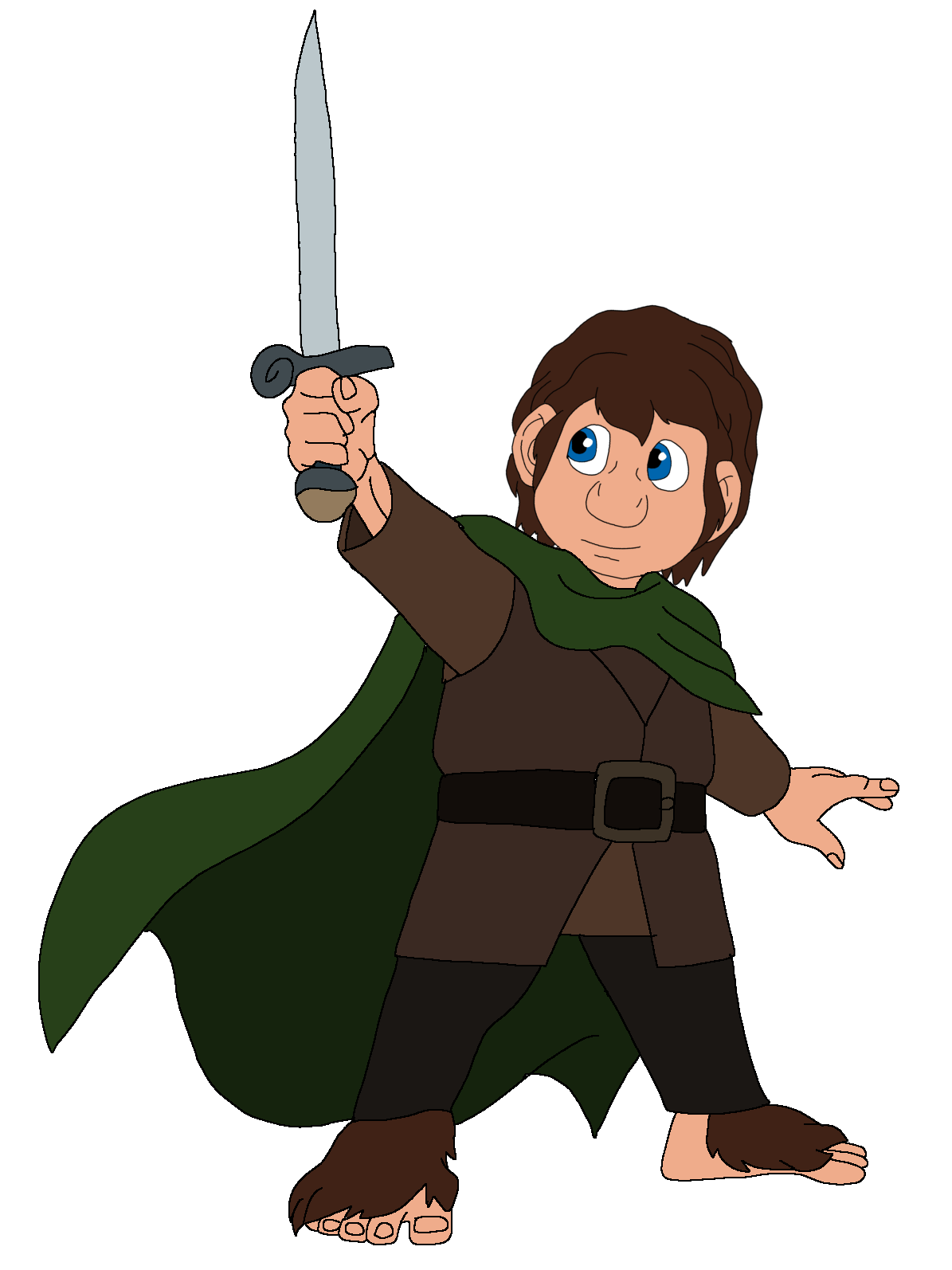 Frodo Baggins Deviantart Skyrimverse Frodo Baggins Render 6 by AladdinDragonson42 on DeviantArt
