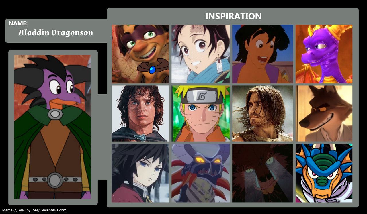 Oc Inspiration Deviantart My OC Inspiration Meme Redux by AladdinDragonson42 on DeviantArt