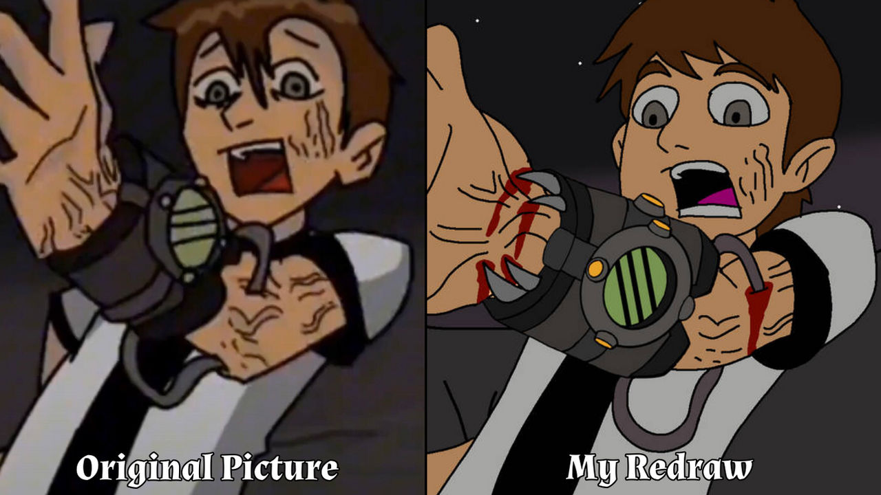 Original VS Redraw - Ben 10 Carnitrix by AladdinDragonson42 on DeviantArt