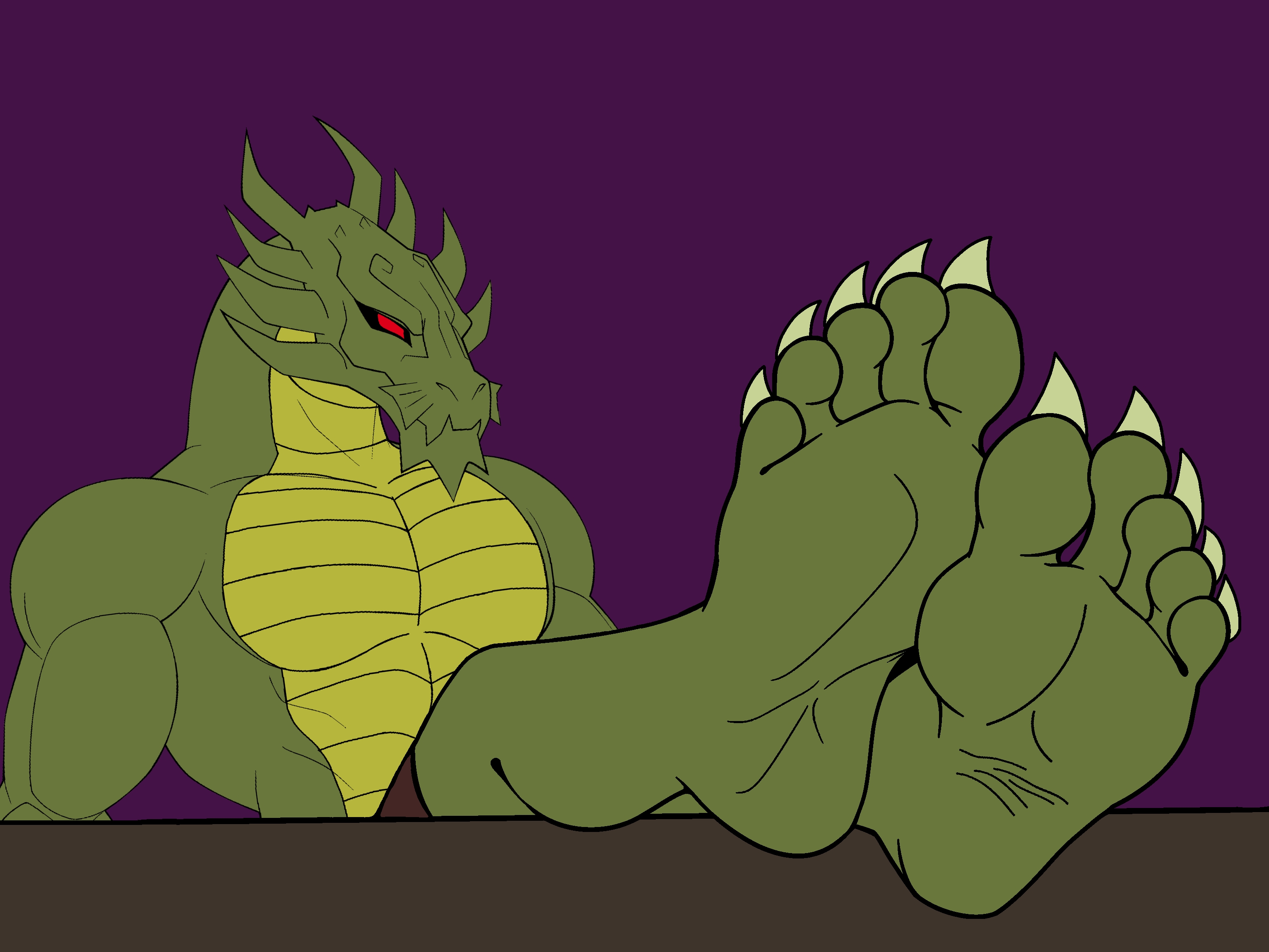 Redscript77 Foot Demon Soles of the Fire Demon by AladdinDragonson42 on DeviantArt