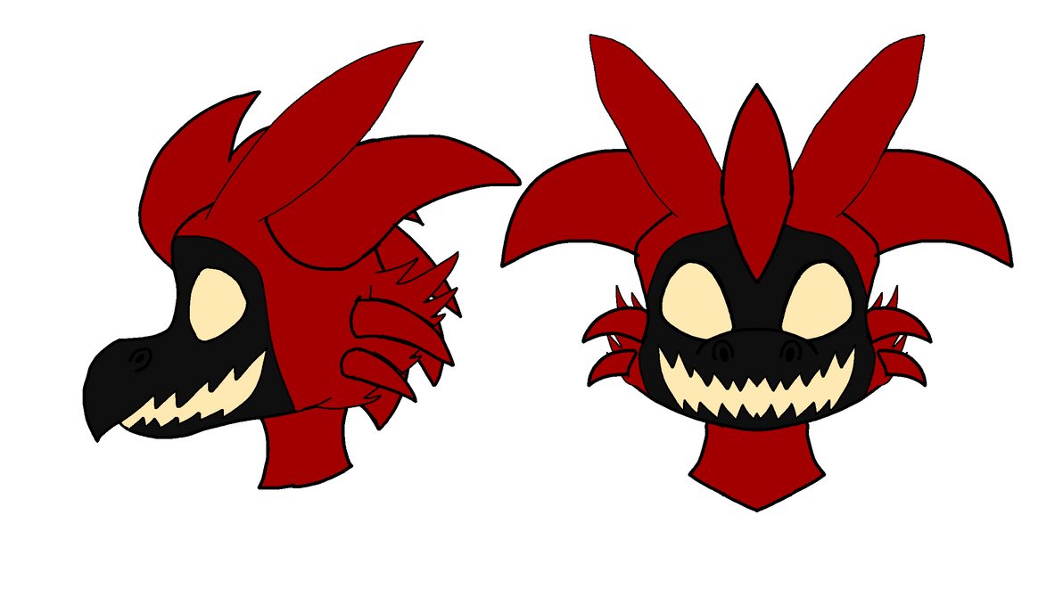 Rage State Head Front and Side View (Kurama Rage State) by AladdinDragonson42 on ...