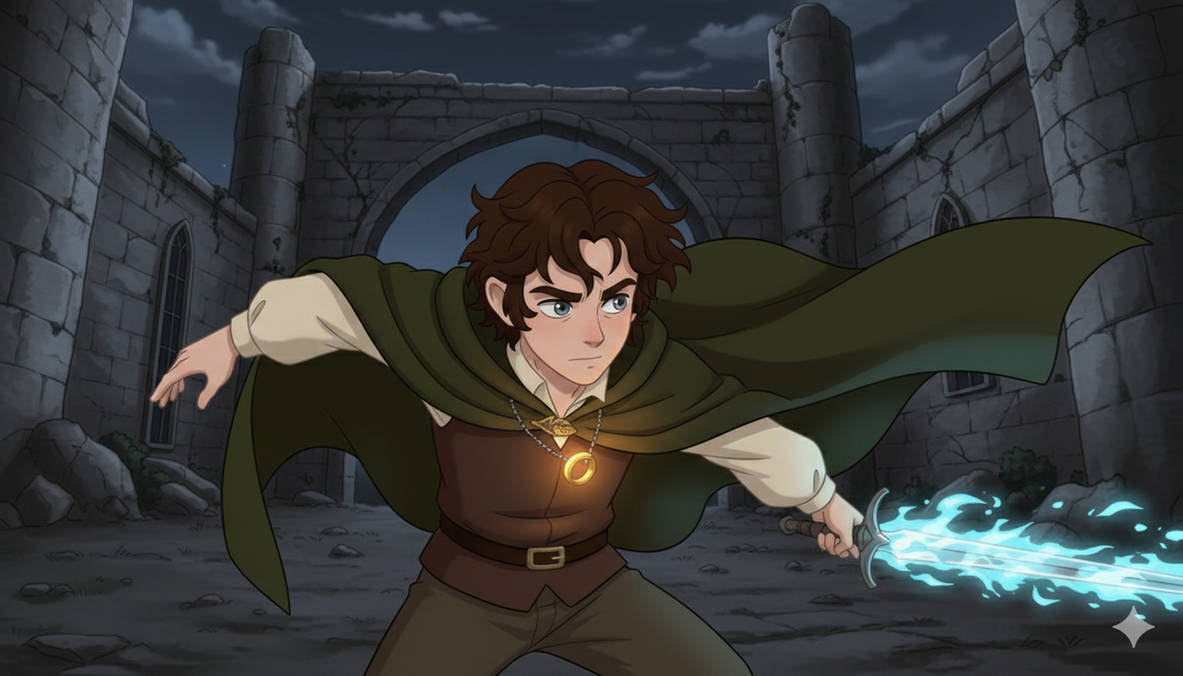 Frodo in action by AladdinDragonson42 on DeviantArt
