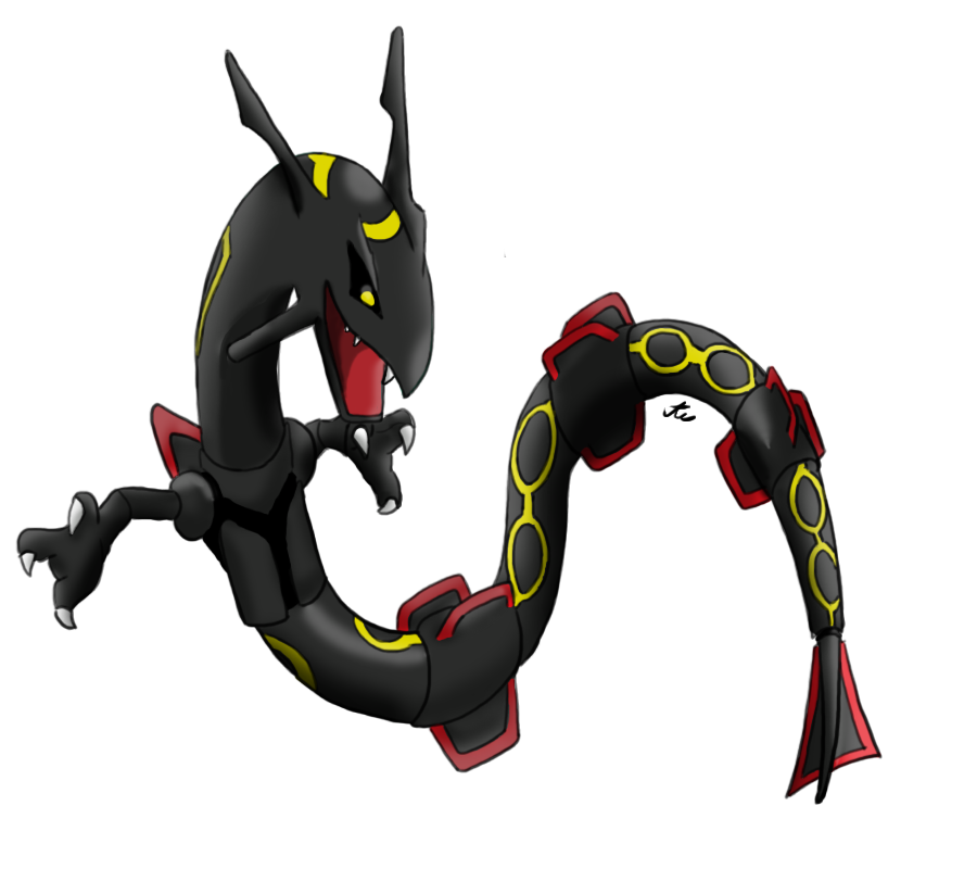 Shiny Rayquaza by WillDinoMaster55 on DeviantArt