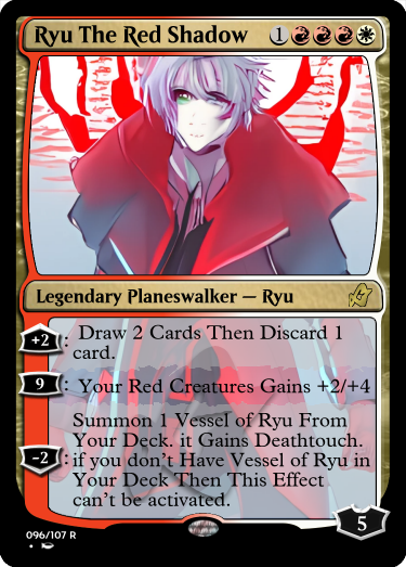 Mtg Ryu Commander Card Ryu The Red Shadow - MTG by JonogoVRS on DeviantArt