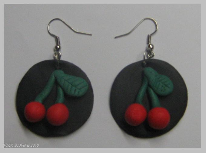 Cherry earrings