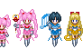 Eternal Senshi with Weapons