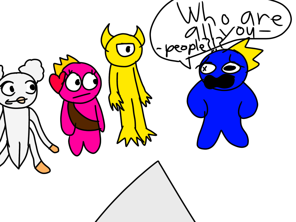 Blue Rainbow Friends and Cookie Monster Fanart by TvGlitched87 on DeviantArt