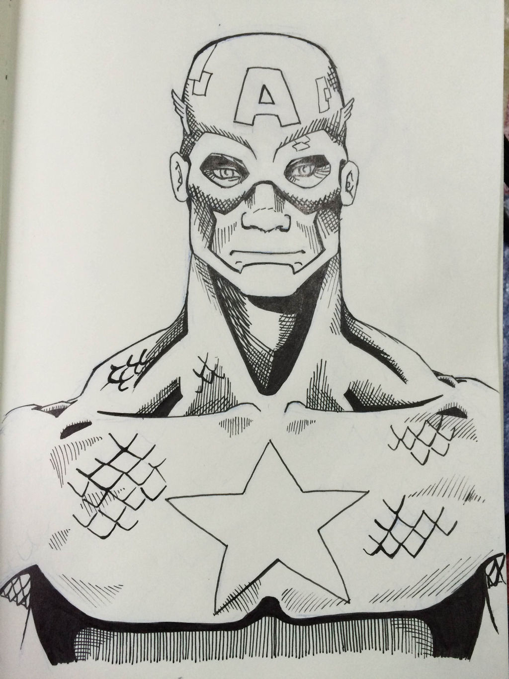 American Captain sketch