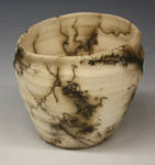 Raku Horsehair Pot by decaying-stars