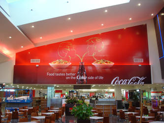coca cola wall